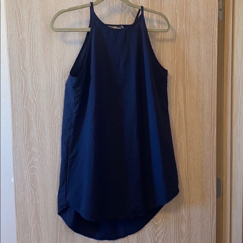 Navy mini dress